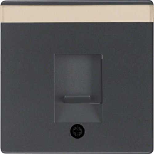 Berker 11706086 Zentralstück mit Staubschutzschieber und Beschriftungsfeld Q.x anthrazit, samt Mesch Shop Berker 11706086 Zentralstück mit Staubschutzschieber und Beschriftungsfeld Q.x anthrazit, samt Mesch Shop